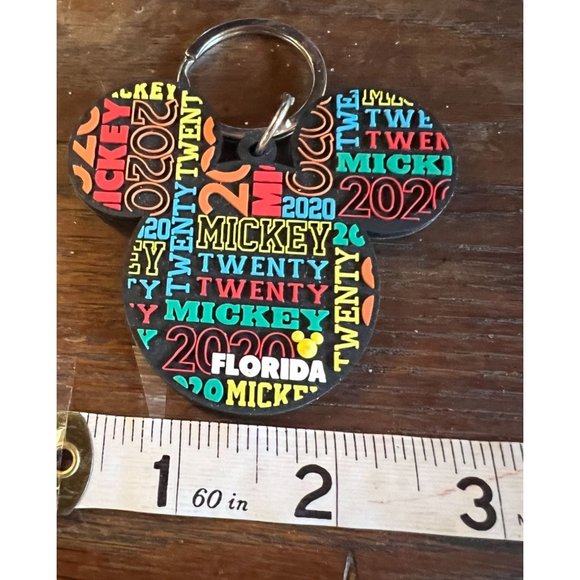 Disney Key Chain Set Of 4 Florida Souvenir 2020 Florida - Picture 10 of 13